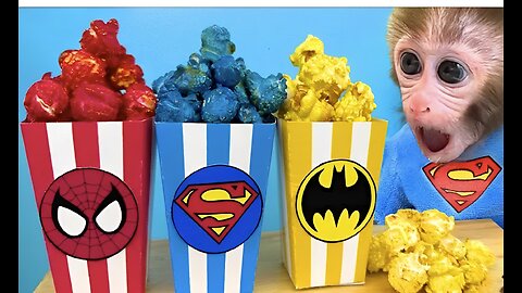 Bon Bon Making Colorful Popcorn