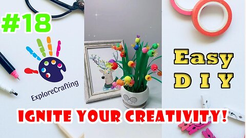 Easy DIY Flowers from Common Supplies #18