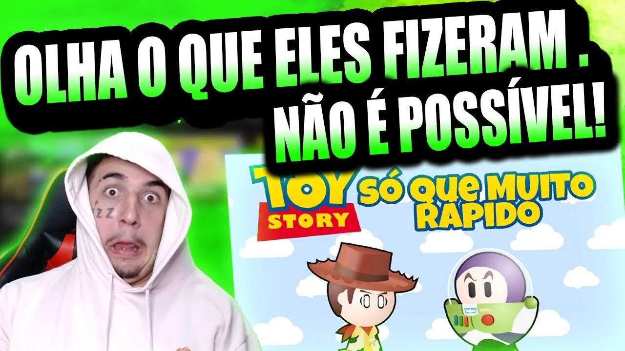 Toy Story... só que MUITO rápido (Fandublado PT/BR) REACT