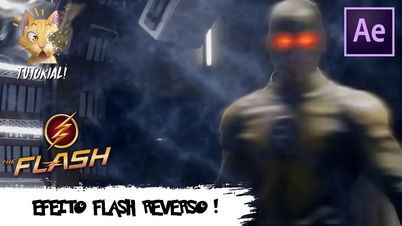 Efeito FLASH REVERSO tutorial | #cinebob #aftereffects #heroes