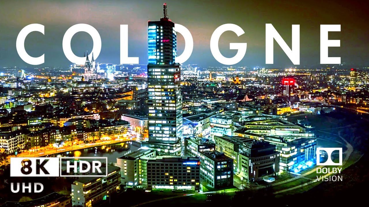 Cologne, Germany 8K HDR Dolby Vision 10 BIT (60FPS) Drone Video