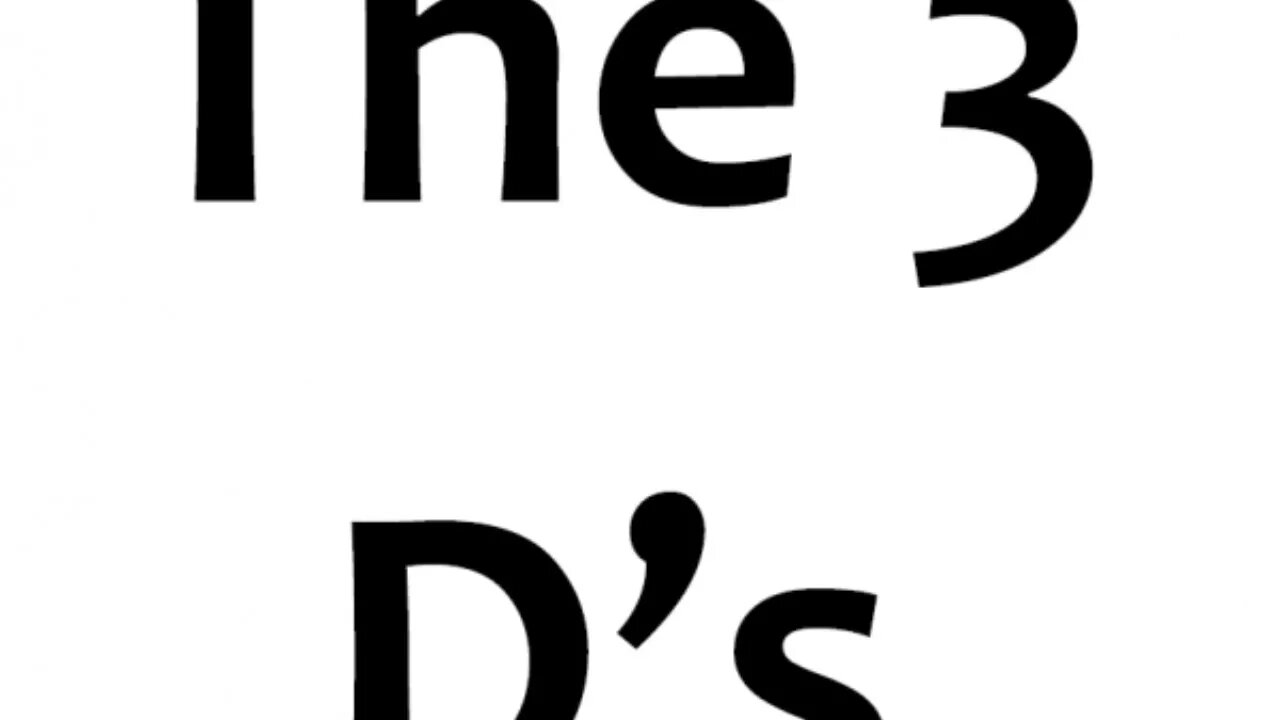 The Three D's: Deluded, Diluted & Denuded! Plus a few hot tips on food!