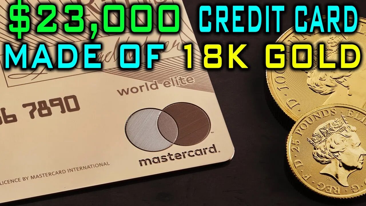 $23,000 Credit Card Made Of Solid GOLD | Scammer Agrees To Buy Me 5!