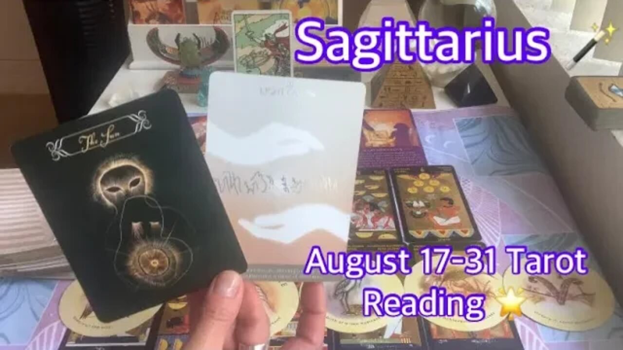 Sagittarius “Your BEST reading!! Kissed by The Sun!” August 17-31 Tarot & Oracle 🌞🪄