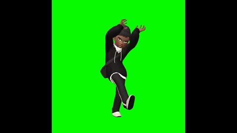 Vídeo de Animação - Avatar dançando - Chroma Key - Green Screen