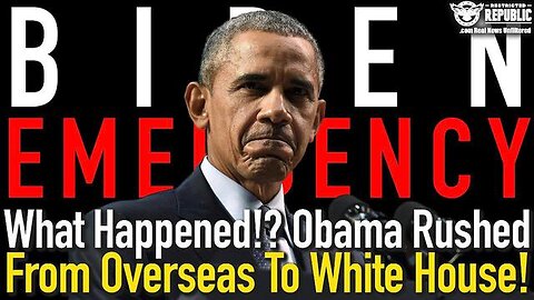 Emergency 8.6.23! Obama Rushed From Overseas To White House! What Just Happened!