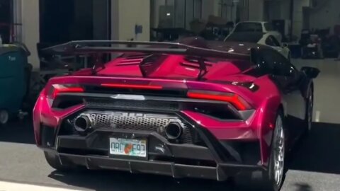 LAMBORGHINI STO STARTING SOUND 🥵🥵