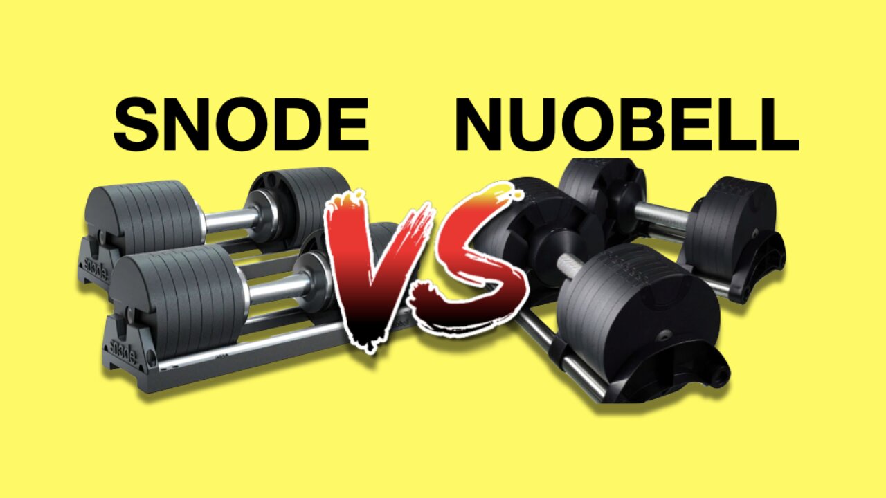 Snode AD80 vs Nuobell Adjustable Dumbbells: What's The Difference?➡️