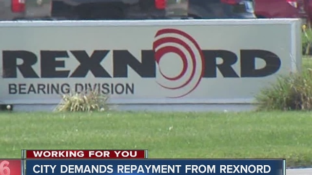 Indianapolis demands repayment of $380k from Rexnord