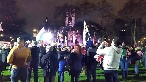 Brexit Celebration at Parliament Square 2020-01-31