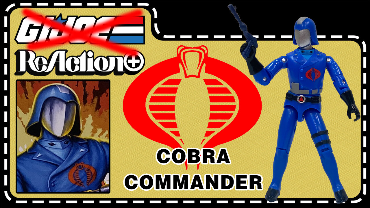 Cobra Commander - G.I. Joe ReAction+ - Unboxing & Review