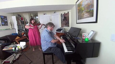 Tony & Daphne Matthews - D minor Impro 2020 (For the Zoom Girls)