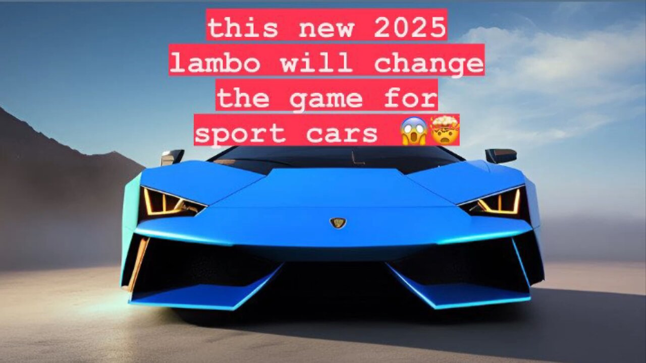 THIS 2025 LAMBO WILL CHANGE THE GAME