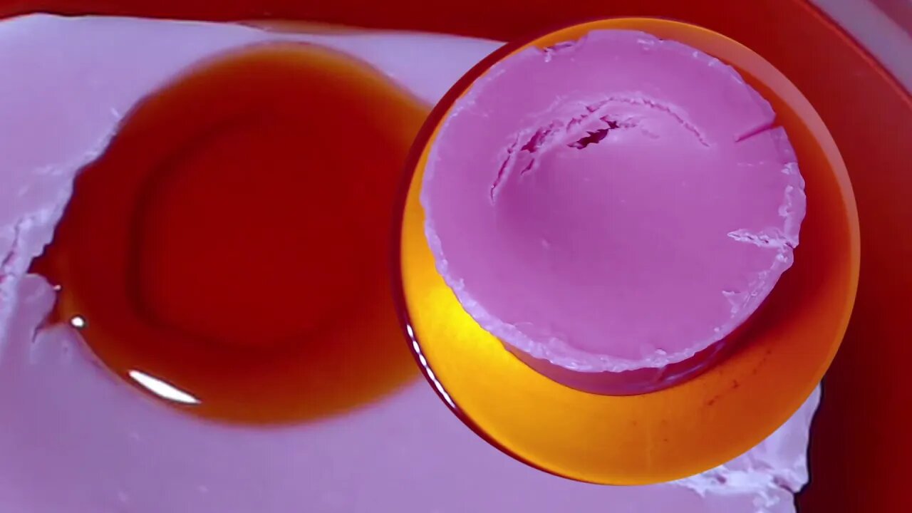 Candle wax melting