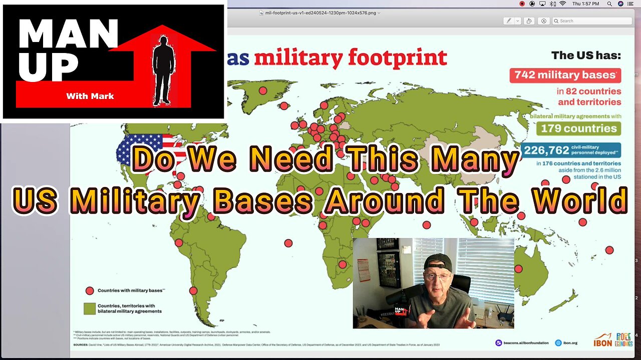 Man Up With Mark - Episode #106 - US Military Bases Around The World.