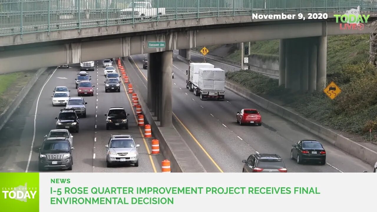 I-5 Rose Quarter Improvement Project receives final environmental decision