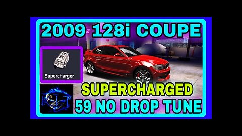 (( 2009 128i Coupe )) 59 NO DROP TUNE. ( SUPERCHARGED ). THANKS FOR WATCHING 👍….RUSH RACING 2