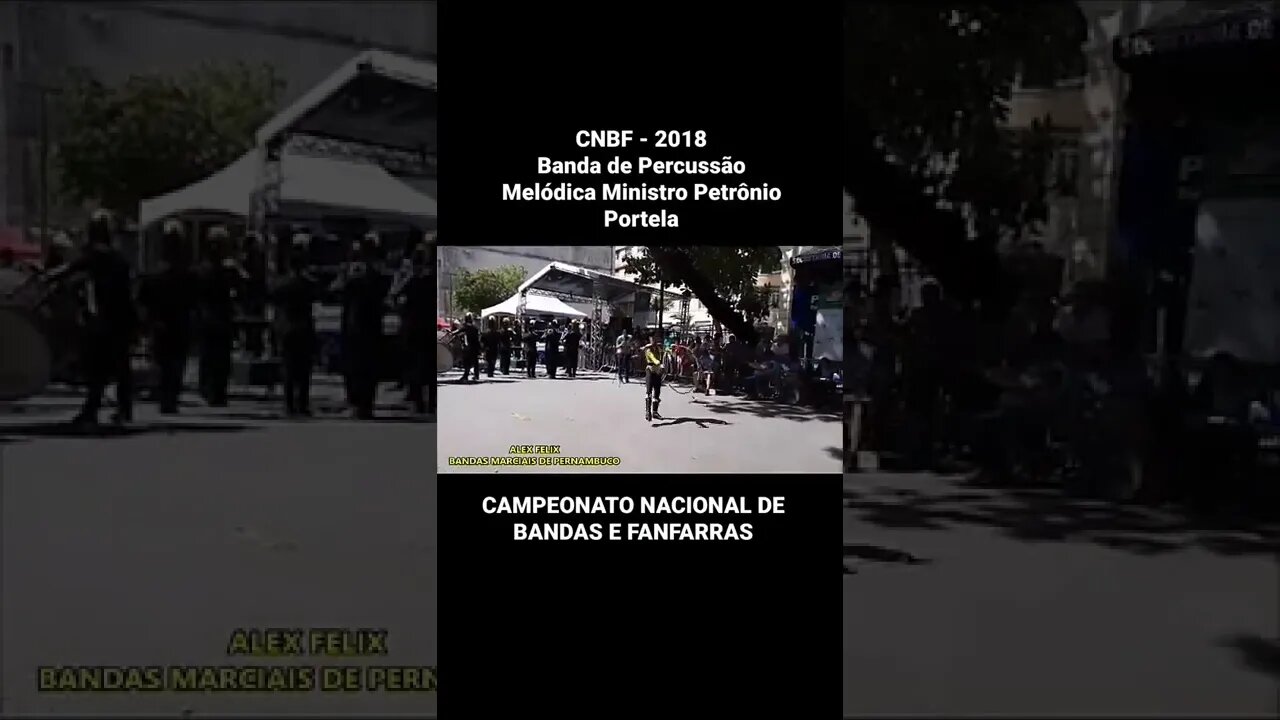 CNBF 2018 - BANDA DE PERCUSSÃO MELÓDICA MINISTRO PETRÔNIO PORTELA - #Shorts