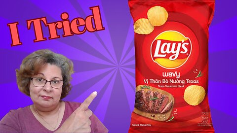 First Time Trying Lay's TEXAS TENDERLOIN STEAK Flavored Potato Chips