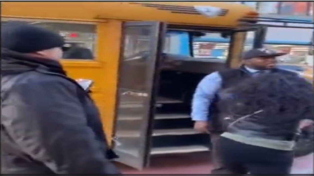 Bus driver violently throws child off bus