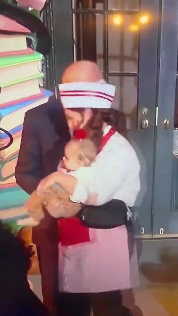 NOT AI: Joe Biden bites another baby's foot.