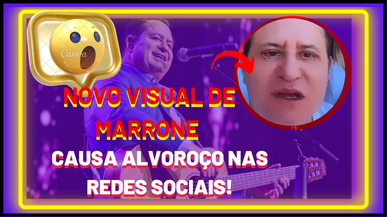 😱Radical Novo visual de #marrone causa alvoroço nas redes sociais! Com a plástica no rosto nossa!