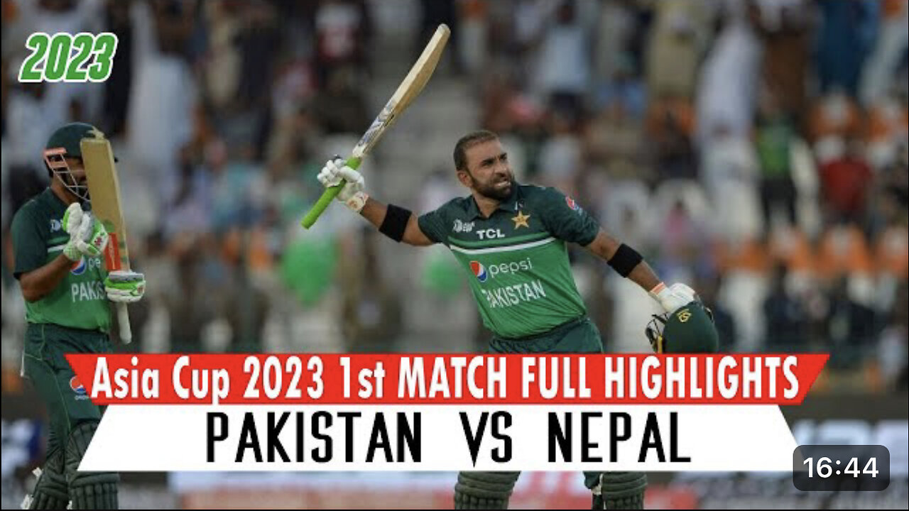 Pakistan vs Nepal Asia Cup 2023 1st match Full highlights 2023 | Pak vs Nepal