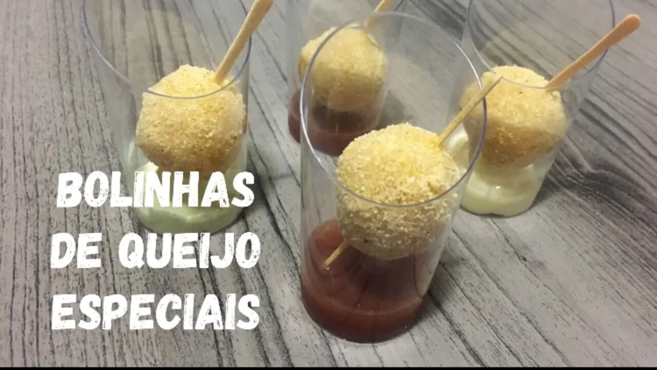 Curso de Salgados Finos Especiais - Aula 04 - Bolinhas de Queijo Especiais - com 2 ingredientes