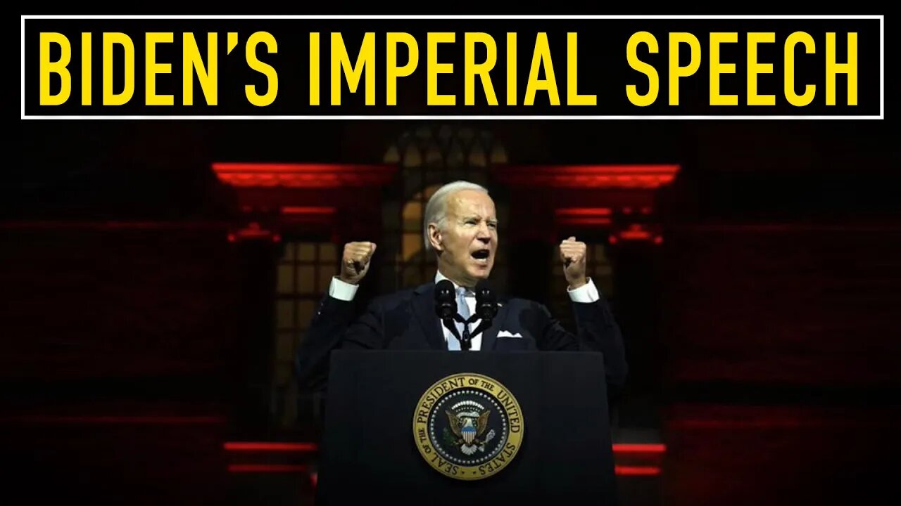 Biden's Declares MAGA Enemies of the Republic