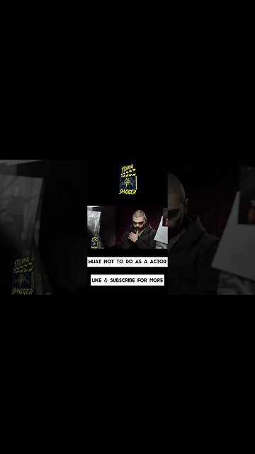 What NOT to do as a Actor!!!