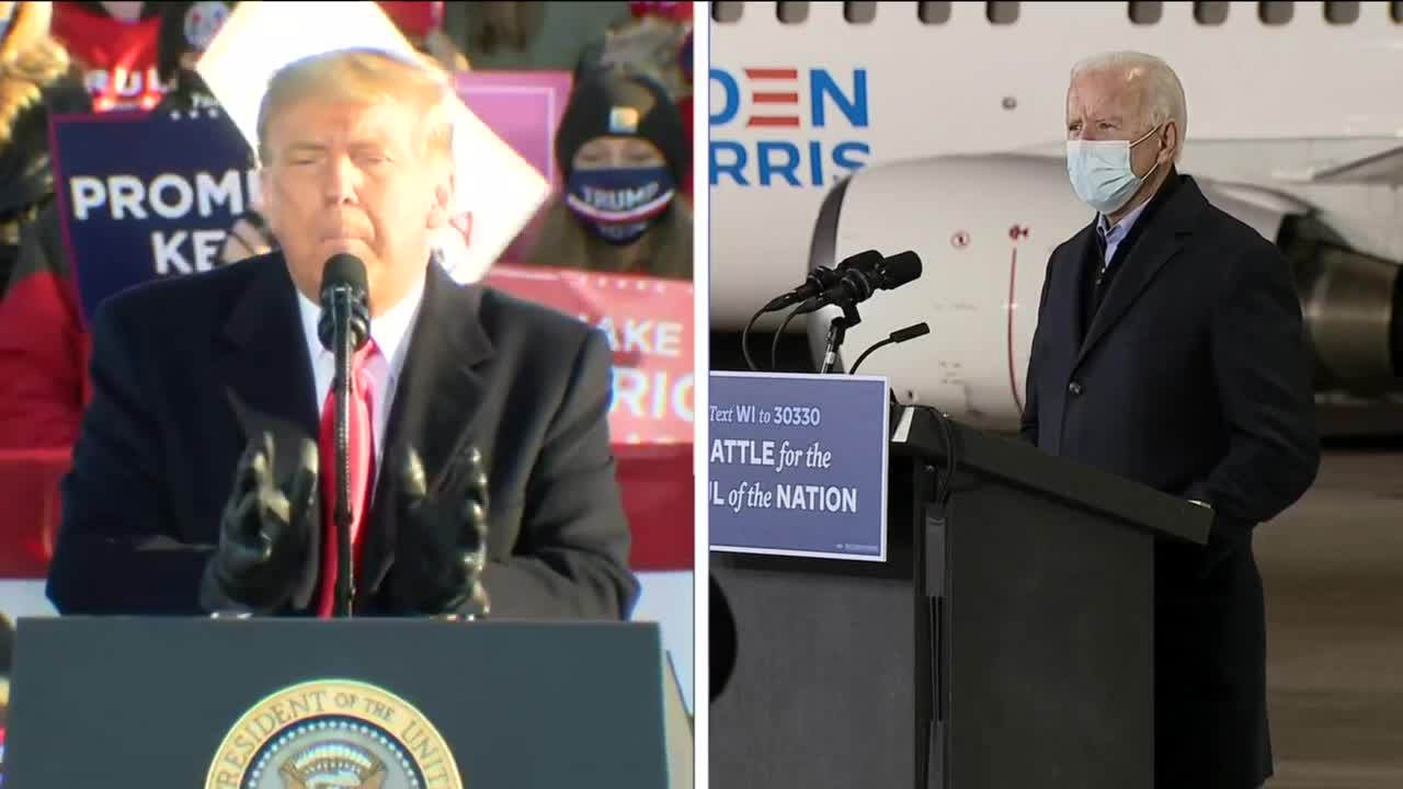 Biden, Trump campaign in Wisconsin Friday