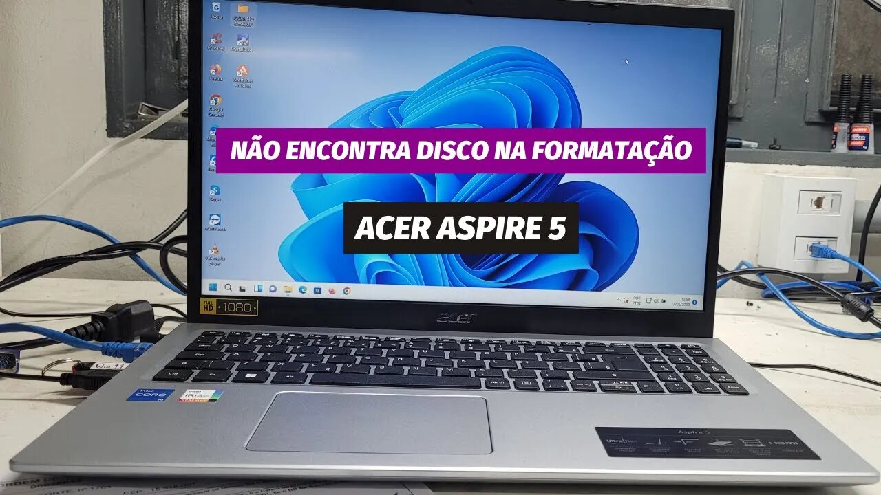 Acer Aspire 5 não encontra SSD m2 na formatação do Windows (Segredo técnico)