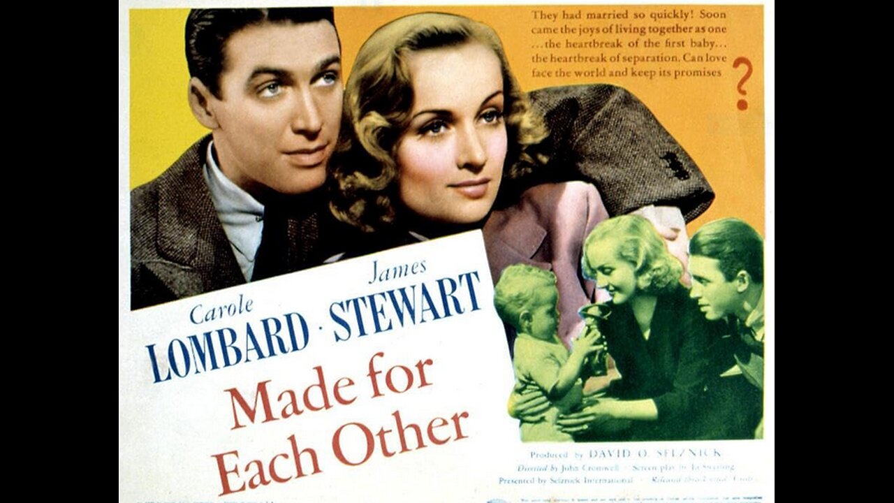 Made for Each Other ⭐️ FULL MOVIE ⭐️ Jimmy Stewart & Carole Lombard ⭐️ Romantic Comedy ⭐️ 1939