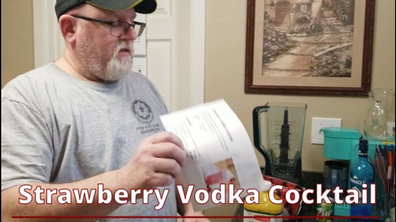 Strawberry Vodka Cocktail!