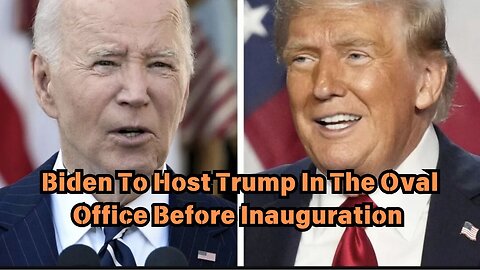 Biden To Host Trump In The Oval Office Before Inauguration