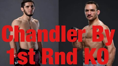 Michael Chandler KOes Islam Makhachev In Round 1 (Future Prediction)