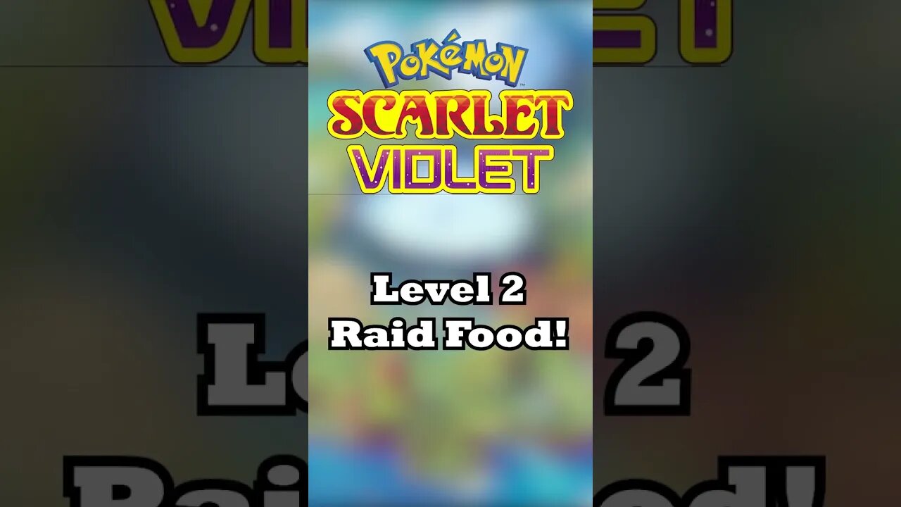 How to get EVERY Level 2 Raid Food in Pokemon Scarlet and Violet #pokemon #nintendo #gaming #shorts