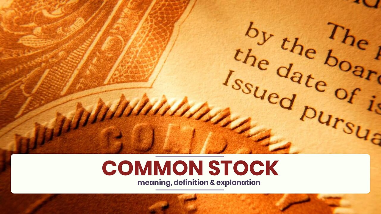 What is COMMON STOCK?