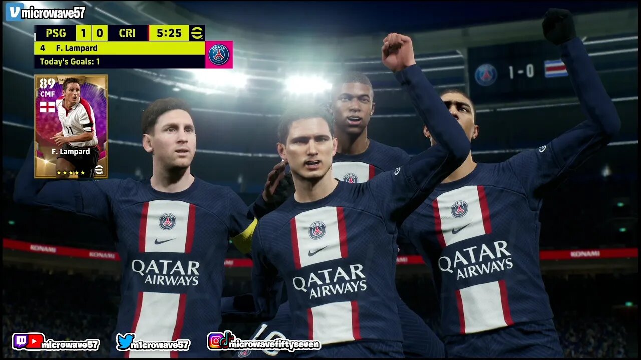 2-1 Win with Goals by Lampard & Mbappe - eFootball 2023