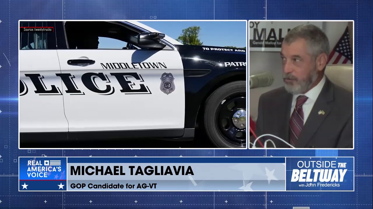 GOP VT AG candidate Michael Tagliavia cites crime now ripping through Vermont