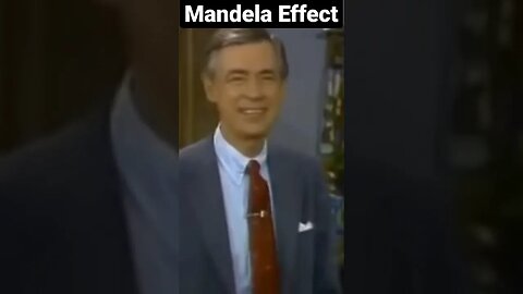 Mr. Rogers never sings "It's a beautiful day in the neighborhood" in this reality. #mandelaeffect