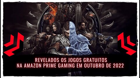 Jogos Gratuitos do Amazon Prime Gaming em Outubro de 2022