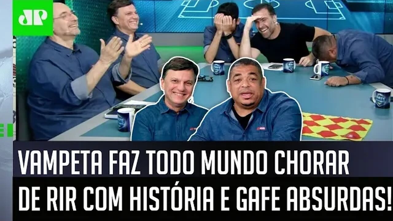 NÃO É POSSÍVEL! Vampeta conta HISTÓRIA SURREAL, comete GAFE e ARRANCA GARGALHADAS de Mauro Cezar!