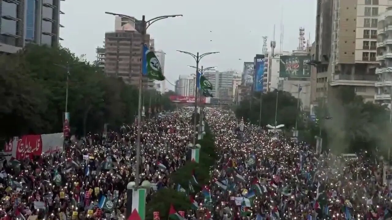 ما هذا يا باكستان؟ مظاهرة مليونية في كراتشي نصرة لفلسطين!