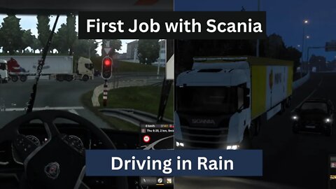 Watch our First Job in Scania with the Scania truck series in Truck Simulator
