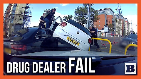 Fleeing Drug Dealers End Up on TWO WHEELS After Getting Cut Off by Undercover Police Vehicle