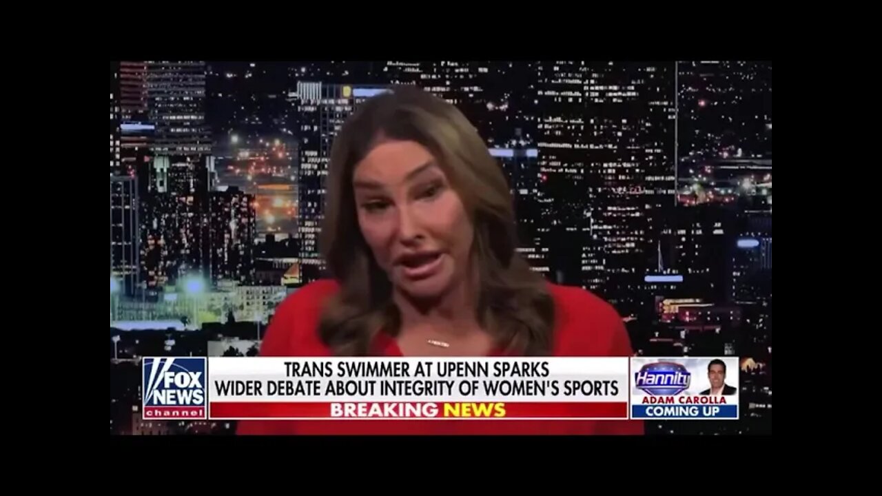 Caitlyn Jenner discussing the importance of protecting women's sports.