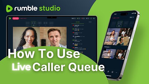 Rumble Studio Live Caller Queue