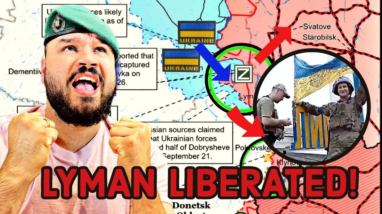 Update from Ukraine | We took Lyman! Ukraine map shows Massive victory!