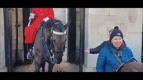 A kiss and A Bite #horseguardsparade
